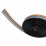 חוט חשמל כבל-סרט מלופף בצבעי הקשת / Rainbow Ribbon Cable wire, מדויק. -2583