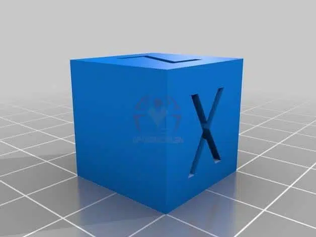 קוביית xyz לבדיקת הכיול במדפסת - קובץ STL הורדה והדפסה בתלת מימדבחינם -0