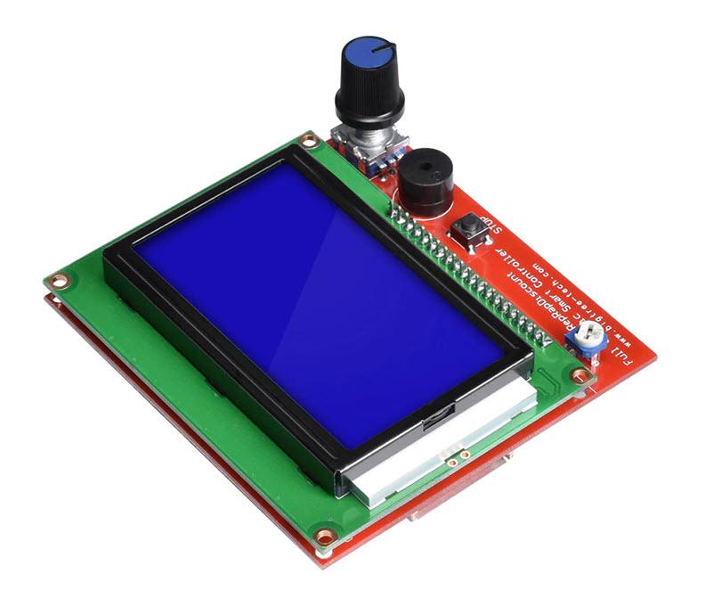 12864 LCD Control Panel Smart Controller Display Compatible with Ramps 1.4 Ramps 1.5 Ramps 1.6 For RepRap Mendel 3D Printer