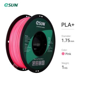 פילמנט +Pink eSUN PLA בצבע ורוד 1.75 מ”מ