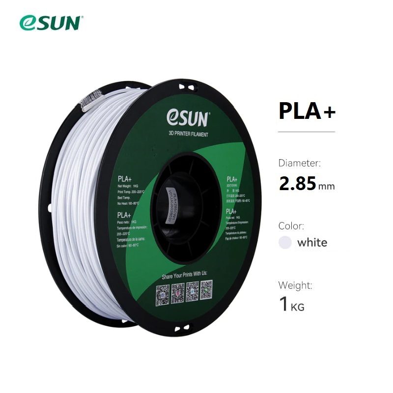 +PLA לבן eSUN קוטר 2.85ממ