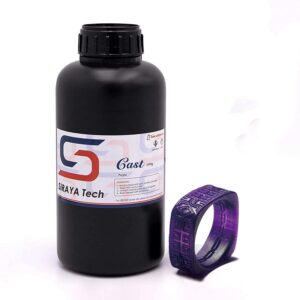 Siraya Tech Cast 3D Resin Castable LCD UV-Curing Resin Burn High Resolution 405nm jewelries
