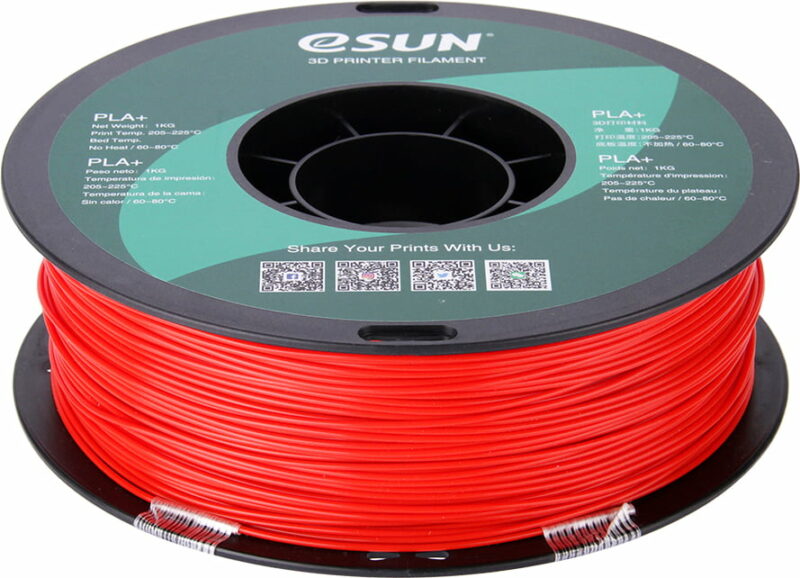 פילמנט + Red eSUN PLA בצבע אדום 1.75 מ”מ