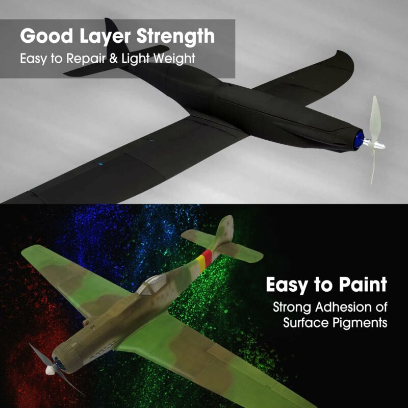 PLA קל משקל מוקצף במיוחד למודלים אוויריים